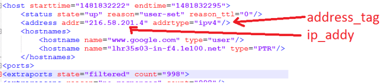 nmap-xml-to-python-code