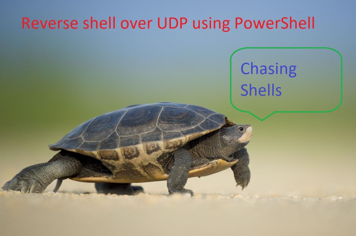 Reverse shell over UDP using&nbsp;PowerShell